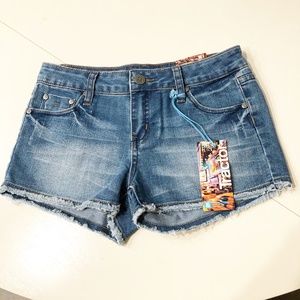 NWT Kid's Tractor Denim Jean Cut Off Shorts